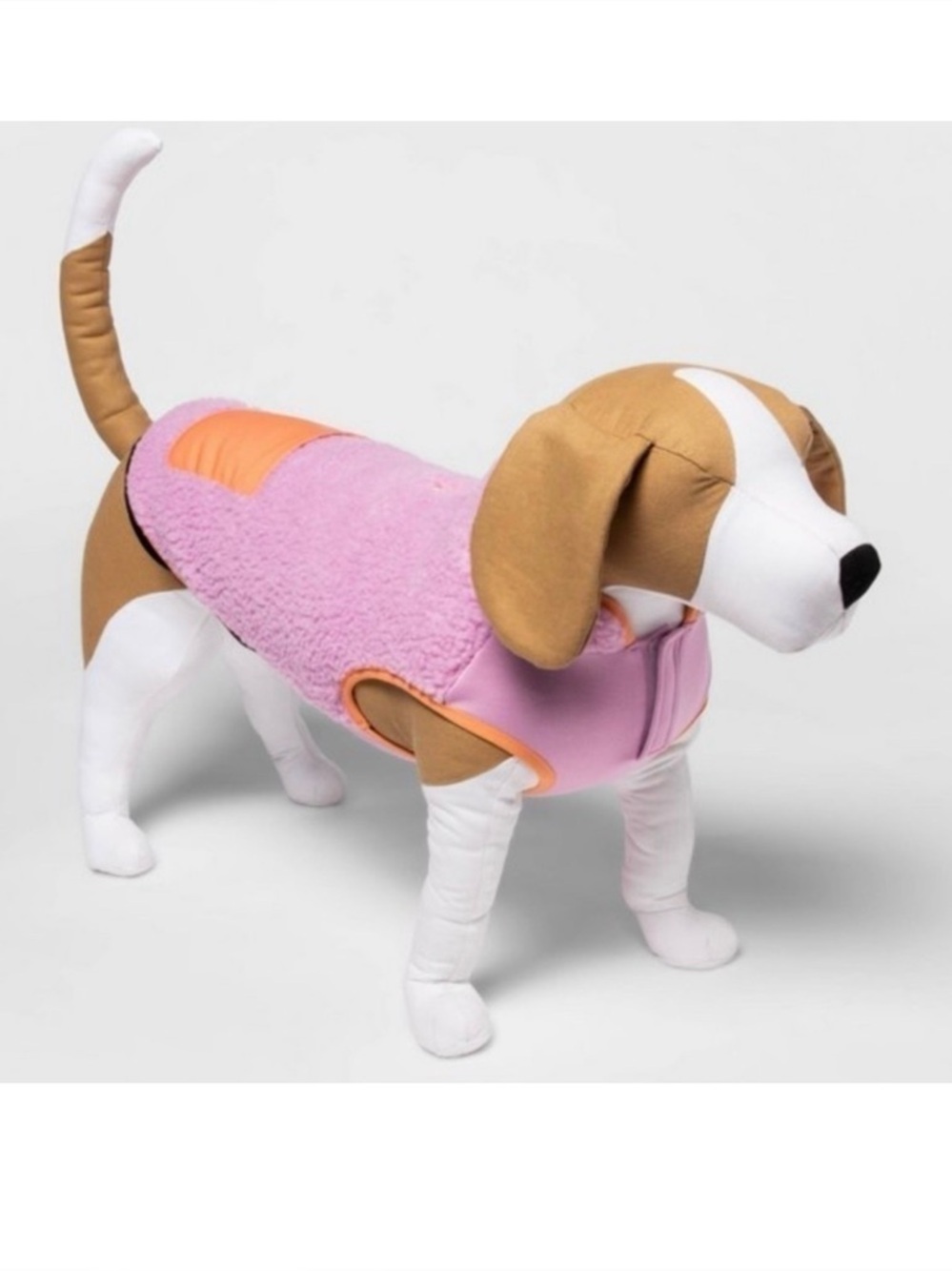 Dog Purple Orange Fuzzy Sherpa Warm Pullover Vest Pocket Size Small to 20lbs